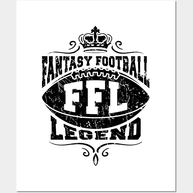 Fantasy Football Legend FFL Wall Art by hobrath